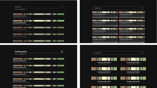Screenshot of mockup design process using Affinity Designer